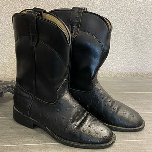 Laredo Black Youth Western Cowboy Boots 13